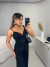 Conjunto calça pantalona e cropped drapeado no busto - preto - Amor de Peça - Looks Femininos Estilosos, Loja de Roupa Feminina Online