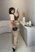 Conjunto comfy de calça e max cropped moletinho - nude - comprar online