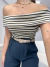Imagem do Blusa ombro à ombro canelada - todas as cores