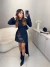 Blusa túnica manga longa com fenda - preto na internet