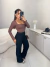 Calça em tricot modal pantalona - preto na internet