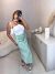 Body com amarração e aplicação de flor - off white - online store