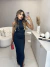Vestido midi regata franzido com fenda - preto - comprar online