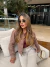 Jaqueta jeans - marrom e lavagem média - comprar online
