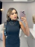 Vestido midi regata franzido com fenda - preto - Amor de Peça - Looks Femininos Estilosos, Loja de Roupa Feminina Online