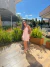 Vestido de alcinha com camadas no crepe premium - rosa - loja online