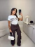 Image of Blusa t-shirt new york oncinha - off white