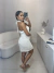 Vestido em crochê com flores - branco - Amor de Peça - Looks Femininos Estilosos, Loja de Roupa Feminina Online