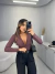 Body manga longa decote em v - marrom - Amor de Peça - Looks Femininos Estilosos, Loja de Roupa Feminina Online