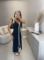 Vestido tricot premium bicolor - preto na internet