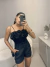 Body de alcinha com flor no busto - preto - Amor de Peça - Looks Femininos Estilosos, Loja de Roupa Feminina Online