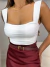 Body alça grossa com franzido na lateral - off white - comprar online