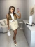 Short saia alfaiataria essential colors - nude