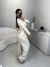 Imagem do Body manga longa decote em v - nude