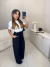 Blusa t-shirt básica - off white on internet