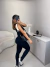Calça microfibra legging do pezinho - preto - comprar online
