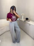 Max t-shirt crazy metalizado - bordô - Amor de Peça - Looks Femininos Estilosos, Loja de Roupa Feminina Online