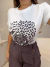 Blusa t-shirt lá dolce vita - off white - comprar online