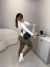 Image of Calça microfibra legging do pezinho - capuccino