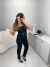 Conjunto de calça jeans reta e blusa peplum tomara que caia - preto - buy online