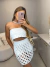 Conjunto beach tricot premium - off white na internet