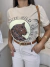 Blusa t-shirt leopardo - nude
