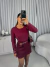Body manga longa com franzido lateral - bordo na internet