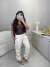 Image of Calça de linho barra reta consciência - cru