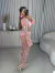 Imagem do Cropped tela com aplicações lantejoulas - rosa