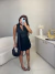 Blusa poliamida premium com gola - preto na internet