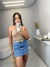 Saia jeans - lavagem média - comprar online