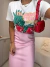 Blusa t-shirt fruit morango - off white
