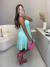 Vestido multiformas camadas curto - verde água - Amor de Peça - Looks Femininos Estilosos, Loja de Roupa Feminina Online