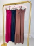 Imagem do Vestido longo fluido com amarração no pescoço - bordô