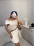 Blusa em modal ombro a ombro - bege - loja online