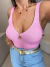 Blusa regata tricot premium - rosa