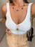 Blusa regata tricot premium - off white