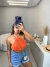Cropped crochê frente única - laranja - Amor de Peça - Looks Femininos Estilosos, Loja de Roupa Feminina Online