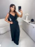 Conjunto de calça pantalona e cropped alcinha - Preto - comprar online