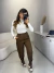 Blusa cacharrel com gola tubinho - off white - loja online