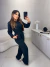 Imagem do Conjunto comfort manga longa e calça moletom - Preto