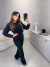 Conjunto comfort manga longa e calça moletom - Preto - comprar online