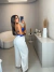 Top cropped crochê tomara que caia - azul com bordado off white - Amor de Peça - Looks Femininos Estilosos, Loja de Roupa Feminina Online