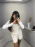 Body poliamida manga longa decote quadrado - off white na internet