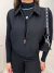 Colete bomber em alfaiataria com zíper frontal - preto - comprar online