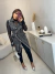 Colete tricot mousse pied de poule - preto e branco