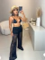 Calça saída de praia - preto