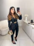 Calça legging do pezinho peluciada - preto - buy online