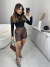 Imagem do Blusa cacharrel com gola tubinho - preto