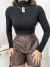 Blusa cacharrel com gola tubinho - preto - comprar online